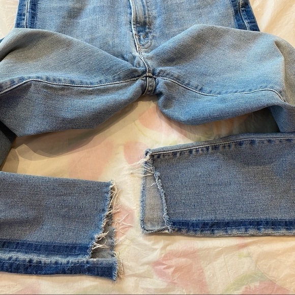 Mother Stunner Zip Ankle Zip Fray Light Kitty Racer size 26 - Picture 4 of 9